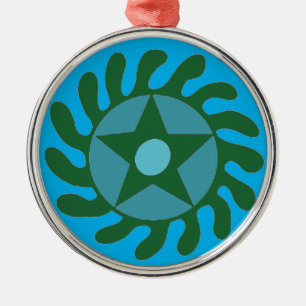 Ornamento De Metal Adinkra Sesa Wo Suban - Novos Começos