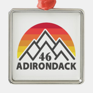 Ornamento De Metal Adirondack 46 Arco-íris