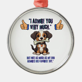 ORNAMENTO DE METAL ADMIRO-TE MUITO