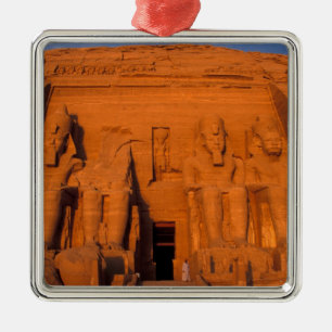 Ornamento De Metal AF, Egito, Abu Simbel. Facade no pôr do sol, Exce