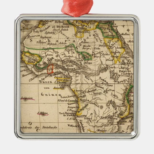 Ornamento De Metal África 16 (Frente)