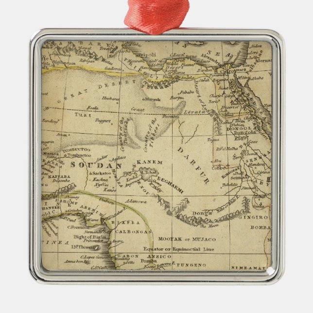 Ornamento De Metal África 17 (Frente)