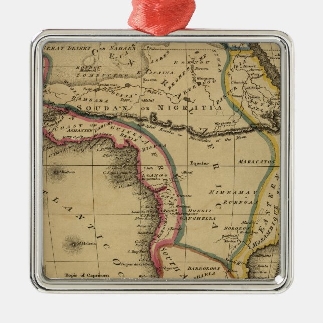 Ornamento De Metal África 30 (Frente)