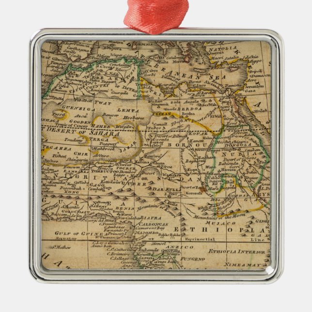 Ornamento De Metal África 45 (Frente)