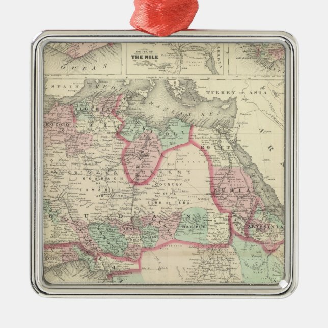 Ornamento De Metal África 47 (Frente)