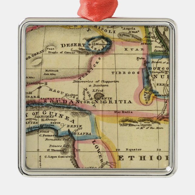 Ornamento De Metal África 7 (Frente)