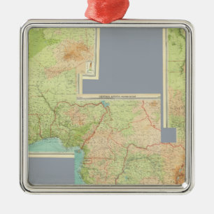 Ornamento De Metal África composta