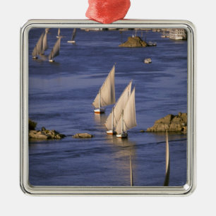 Ornamento De Metal África, Egito, Alto Egito, Aswan. Feluccas