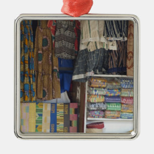 Ornamento De Metal África, Gana, Acra. Accra Têxtil e Artesanato