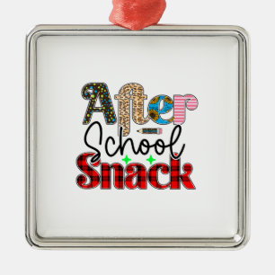 Ornamento De Metal After School Snack