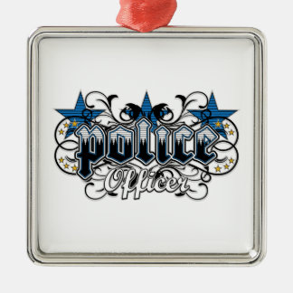 Ornamento De Metal Agente da polícia decorativo