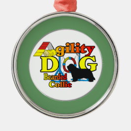 Ornamento De Metal agilidade collie barbuda