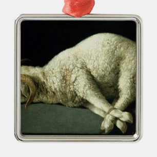 Ornamento De Metal Agnus Dei, c.1635-40