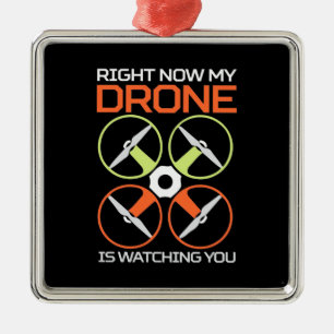 Ornamento De Metal Agora Meu Drone