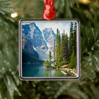 Ornamento De Metal Água | Lago Moraine, Canadá