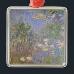 Ornamento De Metal Água-Lírios de Claude Monet |, conjunto de grama<br><div class="desc">Água-Lírios,  conjunto de grama por imagens de Bridgeman do � de Claude Monet</div>