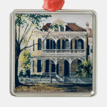 Aguarela de Galveston, casa 1887 de Howard Carnes