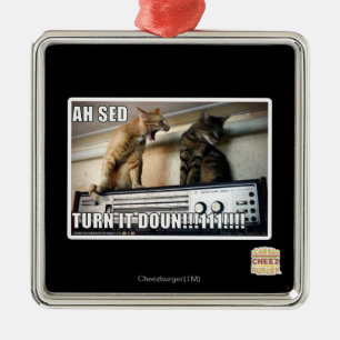 Ornamento De Metal Ah Sed, abaixe!!