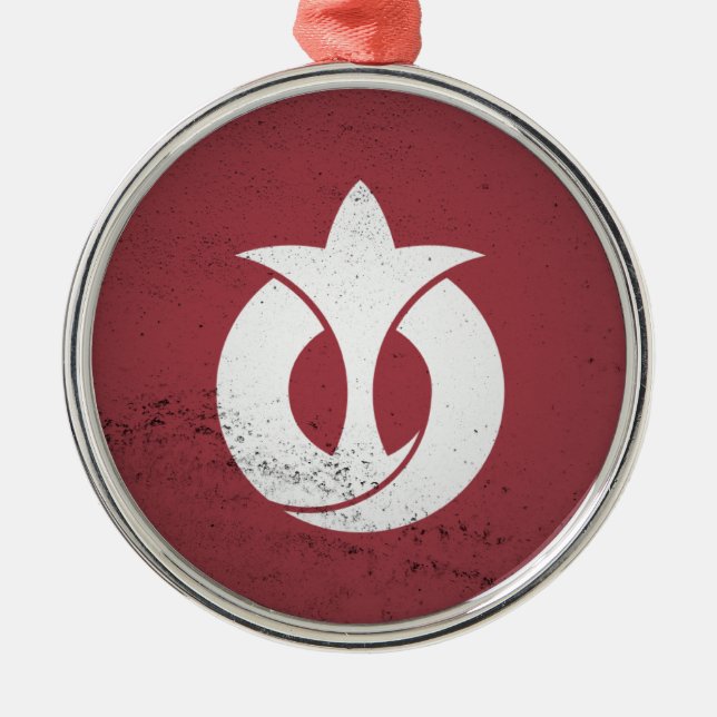 Ornamento De Metal Aichi (Frente)