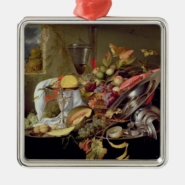 Ornamento De Metal Ainda vida (Frente)