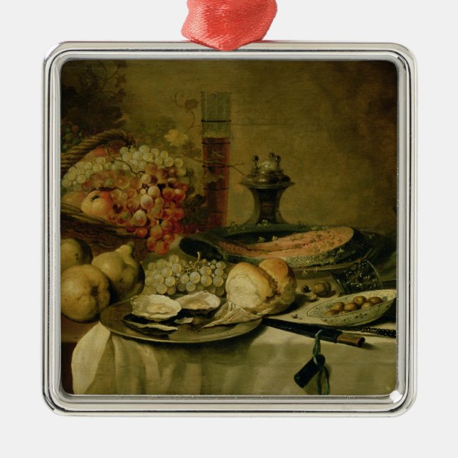 Ornamento De Metal Ainda vida 2 (Frente)