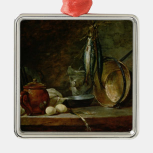 Ornamento De Metal Ainda vida: Menu do dia rápido, 1731