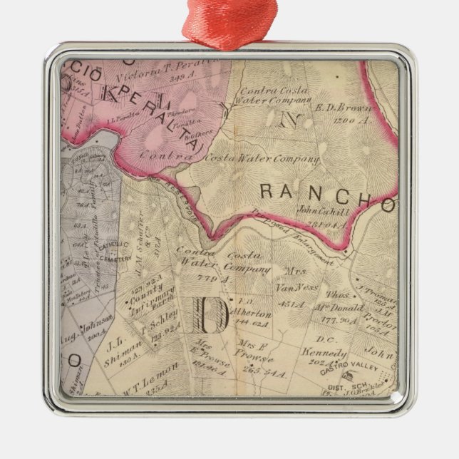 Ornamento De Metal Alameda Co 3 (Frente)