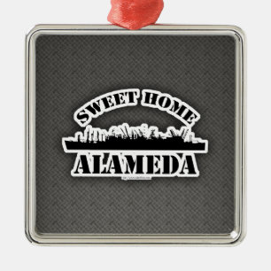 Ornamento De Metal Alameda Home doce 2