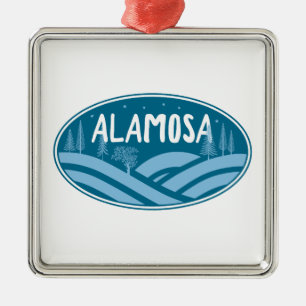 Ornamento De Metal Alamosa Colorado ao Ar Livre
