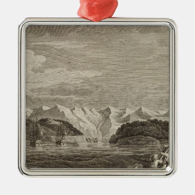 Ornamento De Metal Alaska 5 (Frente)