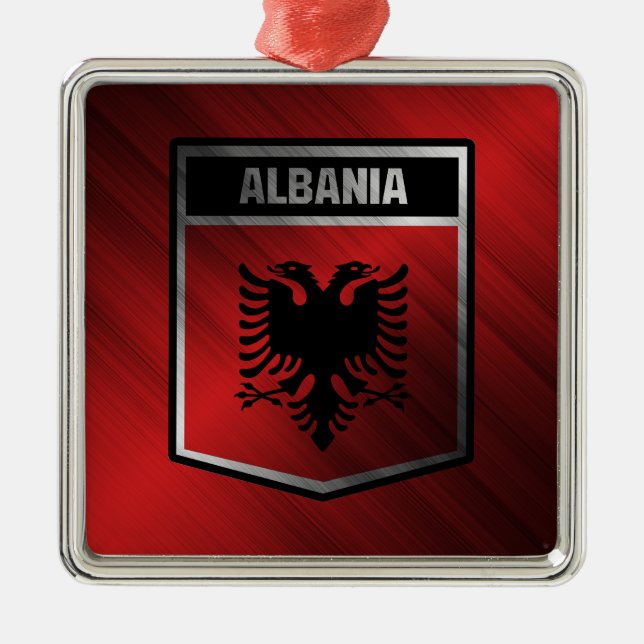 Ornamento De Metal Albânia (Frente)