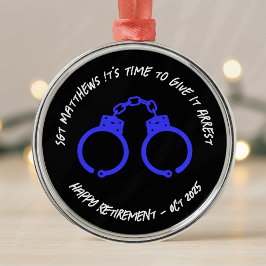 Ornamento De Metal Alças Personalizadas da Polícia de Reforma