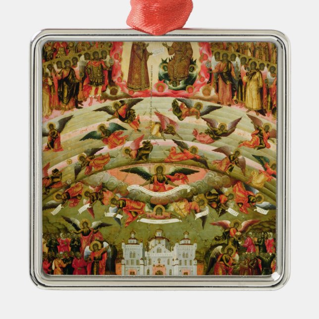 Ornamento De Metal Alegria de tudo que Virgin da amargura, 1707 (Frente)