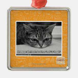 Ornamento De Metal Alerta de Grumpage