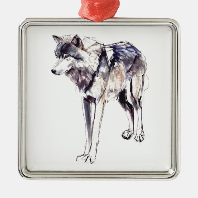 Ornamento De Metal Alfa (Frente)