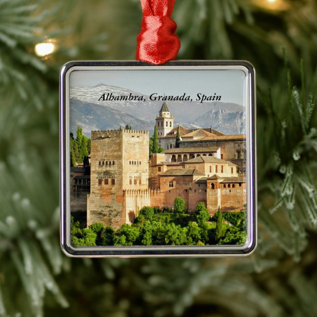 Ornamento De Metal Alhambra, Granada, Andaluzia, Espanha (Árvore)