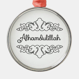 Ornamento De Metal Alhamdulillah