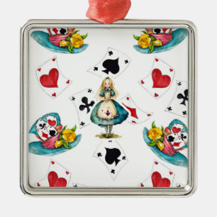 Ornamento De Metal Alice no País das Maravilhas