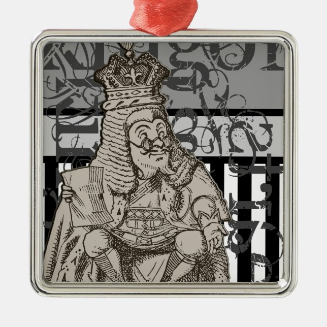 Ornamento De Metal Alice no rei do país das maravilhas do Grunge dos (Frente)