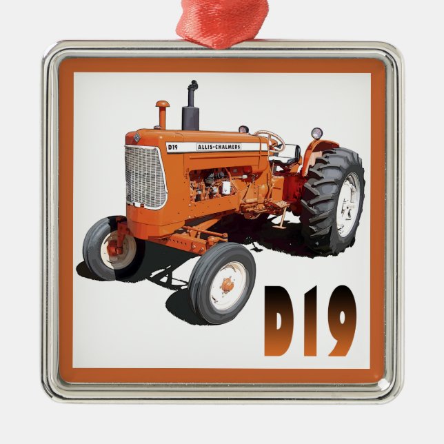 Ornamento De Metal Allis-Chalmers D19 (Frente)