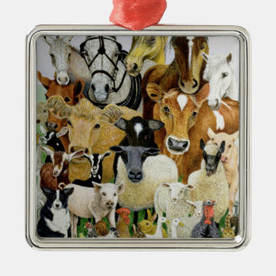 Ornamento De Metal Allsorts animal
