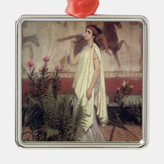 Ornamento De Metal Alma-Tadema | uma mulher grega, 1869 (Frente)