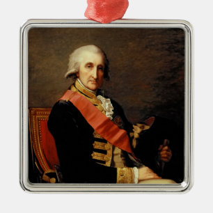 Ornamento De Metal Almirante George Brydges Rodney 1791