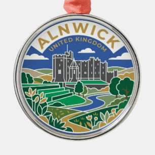Ornamento De Metal Alnwick Reino Unido
