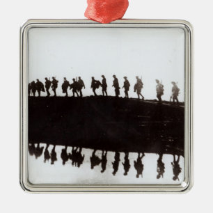 Ornamento De Metal Alvorecer março