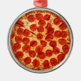 Ornamento De Metal amante de pizza clássica