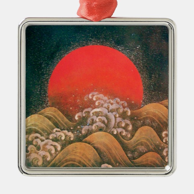 Ornamento De Metal AMATERASU, SUN GODDESS Heart (Frente)