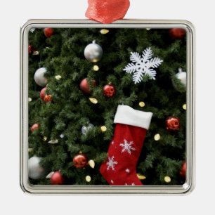 Ornamento De Metal America do Norte. Decorações do Natal na árvore