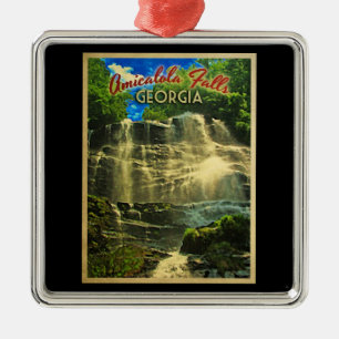 Ornamento De Metal Amicalola cai Geórgia
