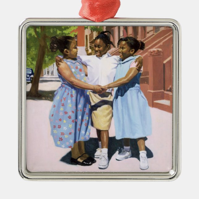 Ornamento De Metal Amigos 2001 (Frente)